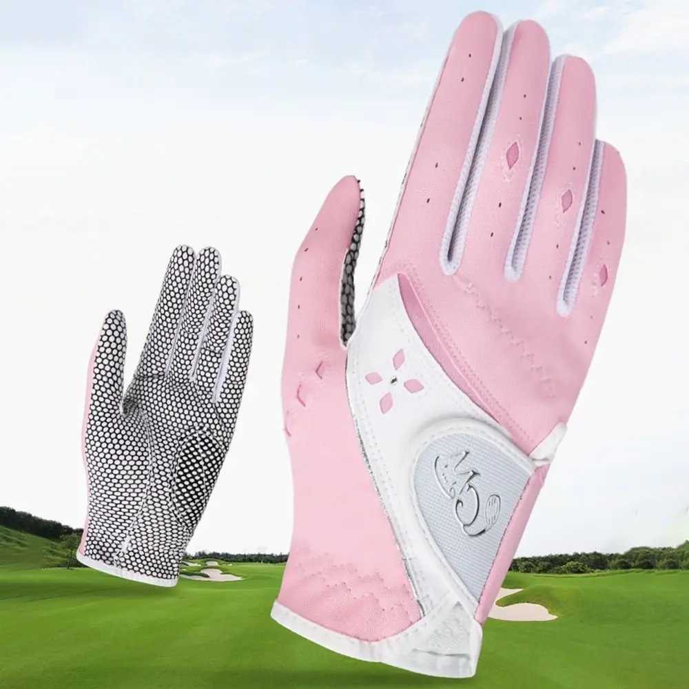 Breathable Womens Gloves Wear Resistant Anti-Slip Particles Outdoor Sports Gloves Elastic Soft PU Leather Mittens M260311