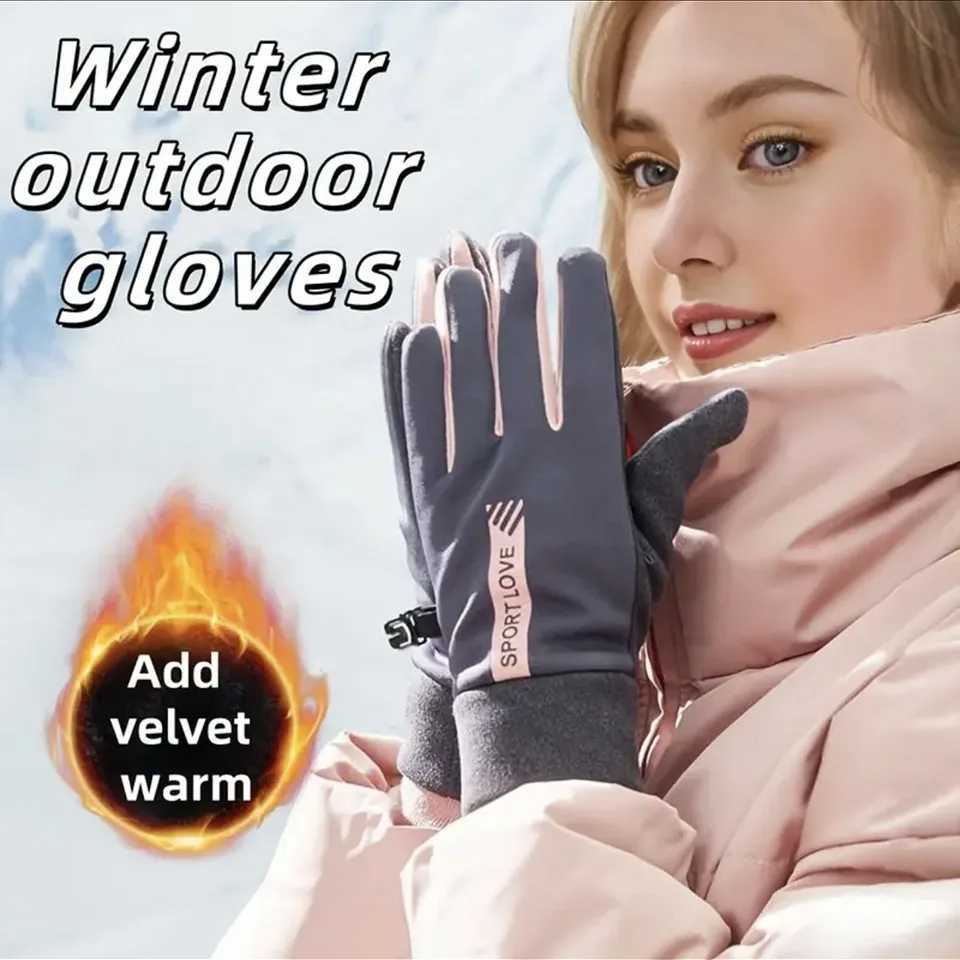 GTUBIKE Winter Sports Warm Gloves Touch Screen Skiing Gloves Water Resistant Windproof Autumn Winter Outdoor Sports Gloves M260311
