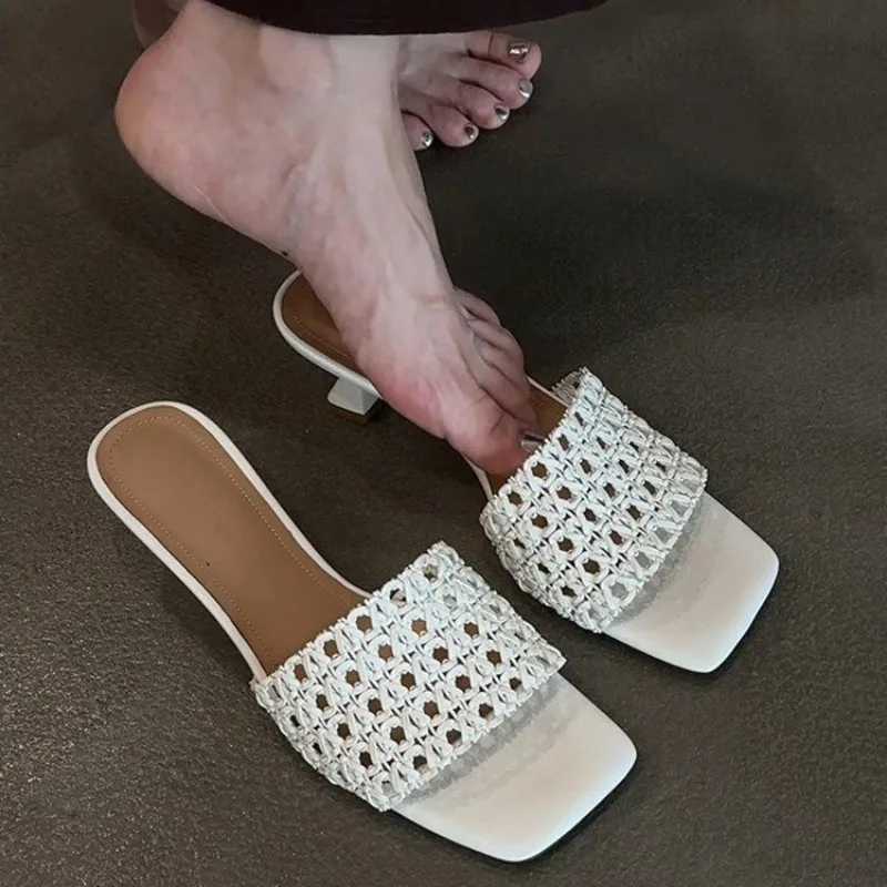 Women Fashion Heeled Sandals Dress Elegant Woman Shoes 2025 Designer Party Pumps New Sandalias De Mujer K260311