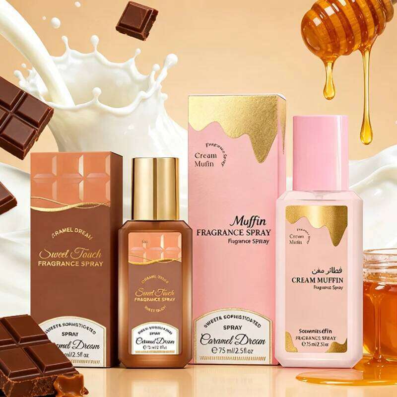 Arabian Cream Muffin Perfume Brand Women's Musk Caramel Milk Ambergris Sandalwood Cologne Fragrance Pheromone Eau De Toilette Z260311