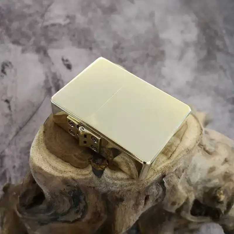 Kerosene Lighter Z915S Pure Copper Heavy Duty Armor Waterproof Vintage Grinding Wheel Can Collectable Engraving N260311