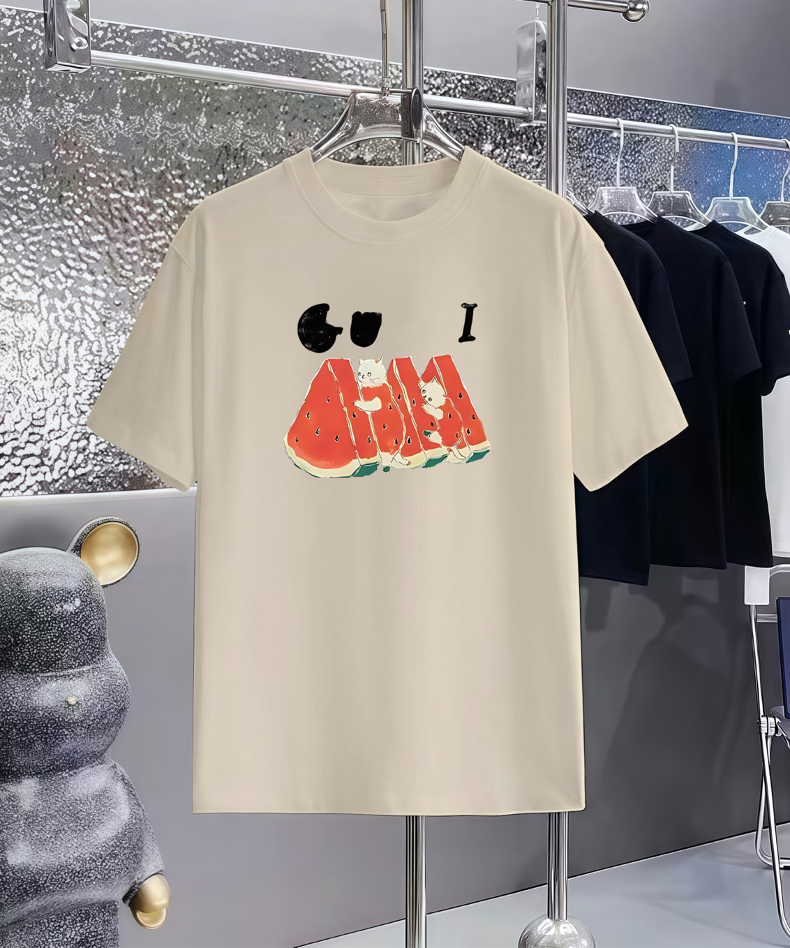 Designer T Shirts Top Quality Pure Cotton Short Sleeve Shirt Simple Letter Printed Summer Casual Men Clothing Size S-3XL#2026