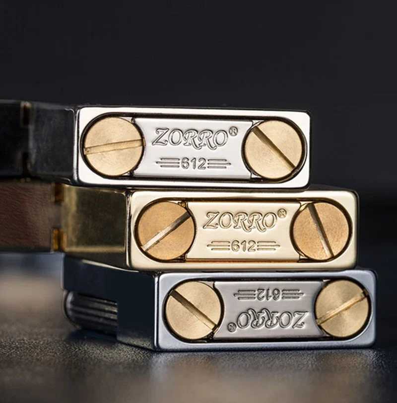 Loud Voice Kerosene Lighter Metal Wire Drawing Sideslip Grinding Wheel Ignition High-end Smoking Accessories Gadgets N260311