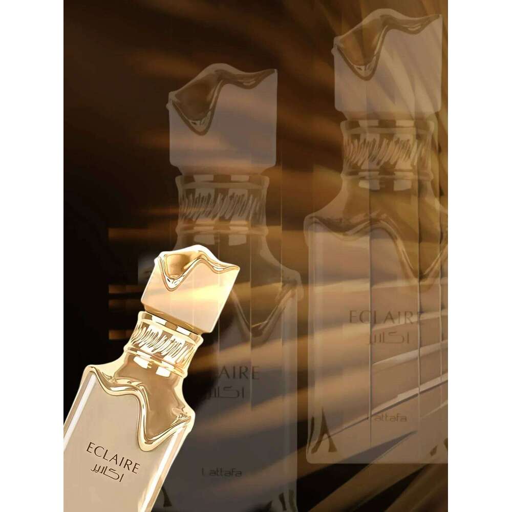 Eclaire Eau De Parfum 3.4oz / 100ml Sweet Vanilla Amber Long Lasting Unisex Perfume, Elegant Luxury Fragrance Gift Z260311
