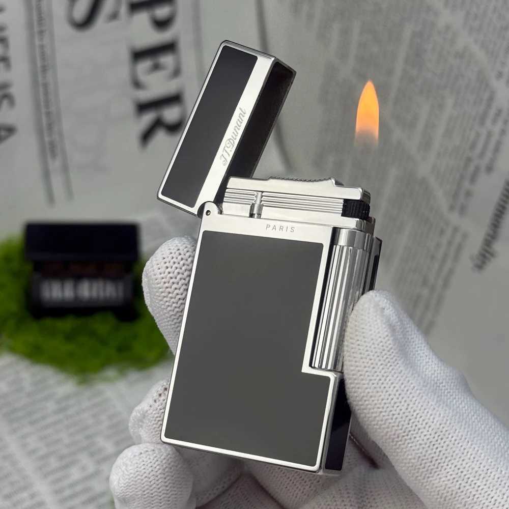 Classic Gas Lighters D Brand Paris Lighter For Smoker Soft Flame Cigarette Lighter Smoking Gadgets Limited Edition Mans Gift N260311