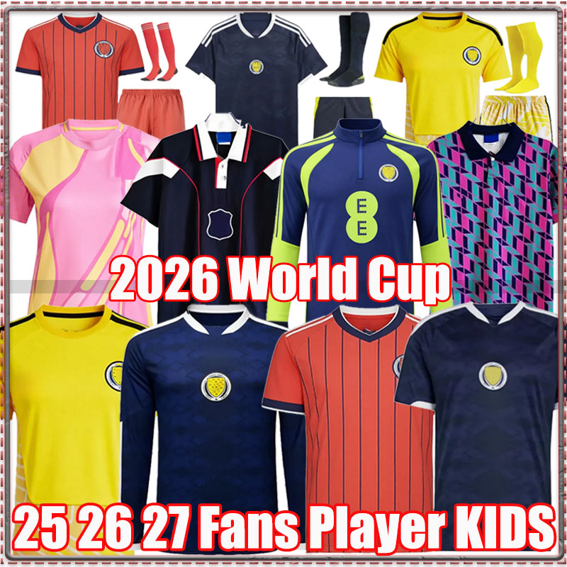 2026 World Cup Scotland Soccer Jerseys Special edition TIERNEY ROBERTSON scotland football shirt CHRISTIEMcGINN McKENNA men kit kids 26 27 scotland jersey