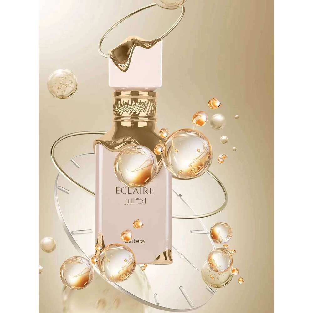 Eclaire Eau De Parfum 3.4oz / 100ml Sweet Vanilla Amber Long Lasting Unisex Perfume, Elegant Luxury Fragrance Gift Z260311
