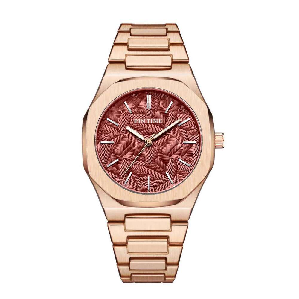 Trendy, fashionable and versatile stainless steel night light waterproof men's quartz watch