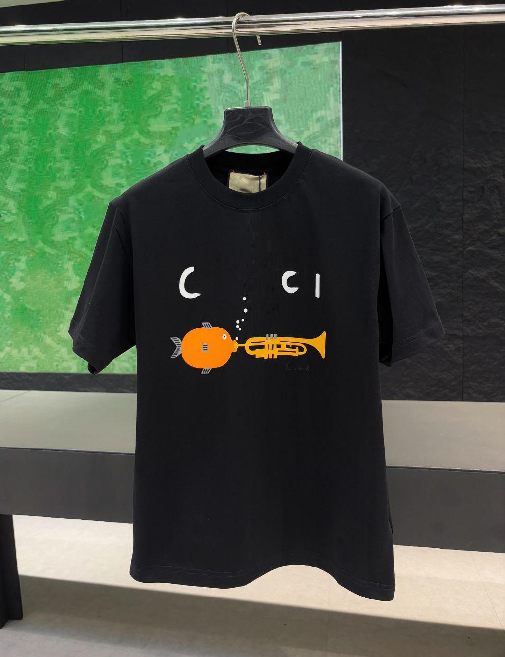 Designer Mens T-Shirts Madam Tees Side Double Sided Tshirts Graphic Colorful Cashew Lightning Cotton Shirts