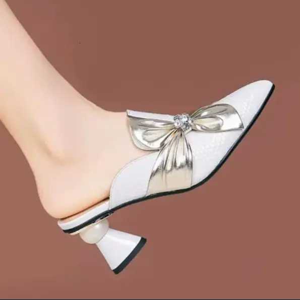 Sandales Talons Hauts et Pointus en Clip pour Femme Chaussures Sexy de Bureau et de Carrire la Mode 2024 K260311