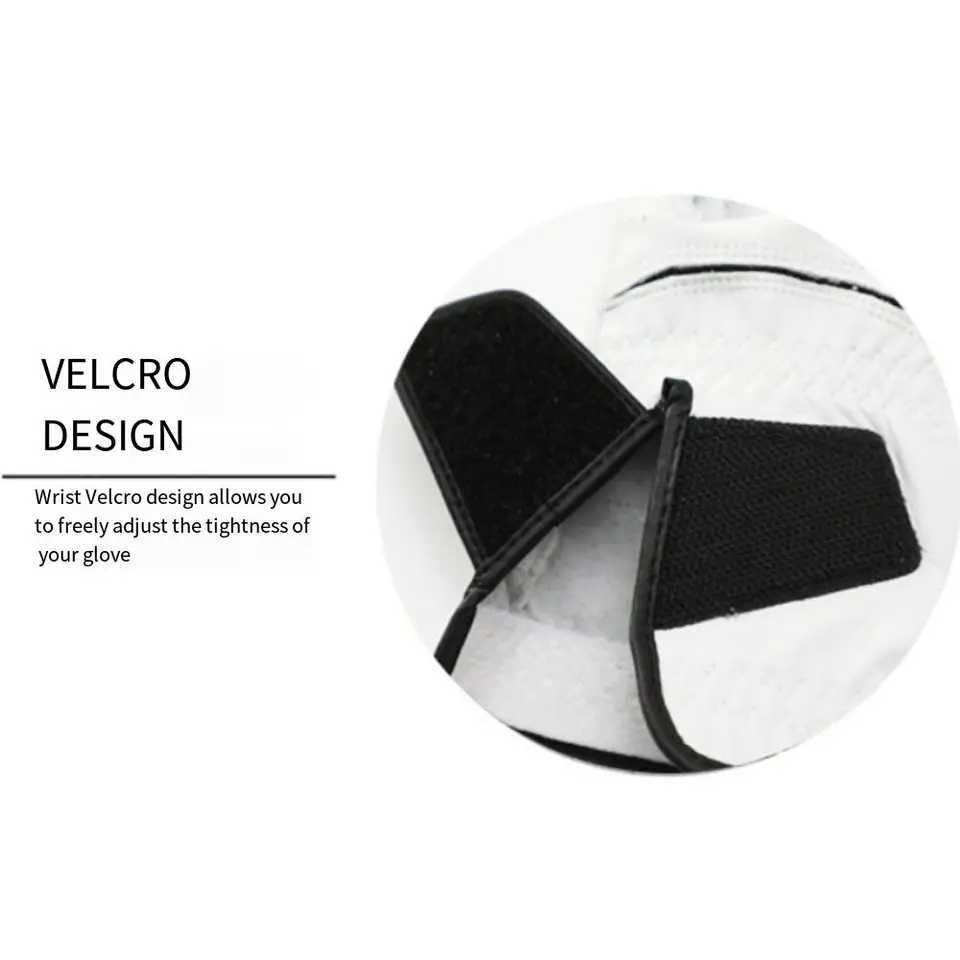 Sheepskin Mens Sports Glove Breathable White Leather ing Glove Maximum Grip Single Left Hand Accessories Male M260311