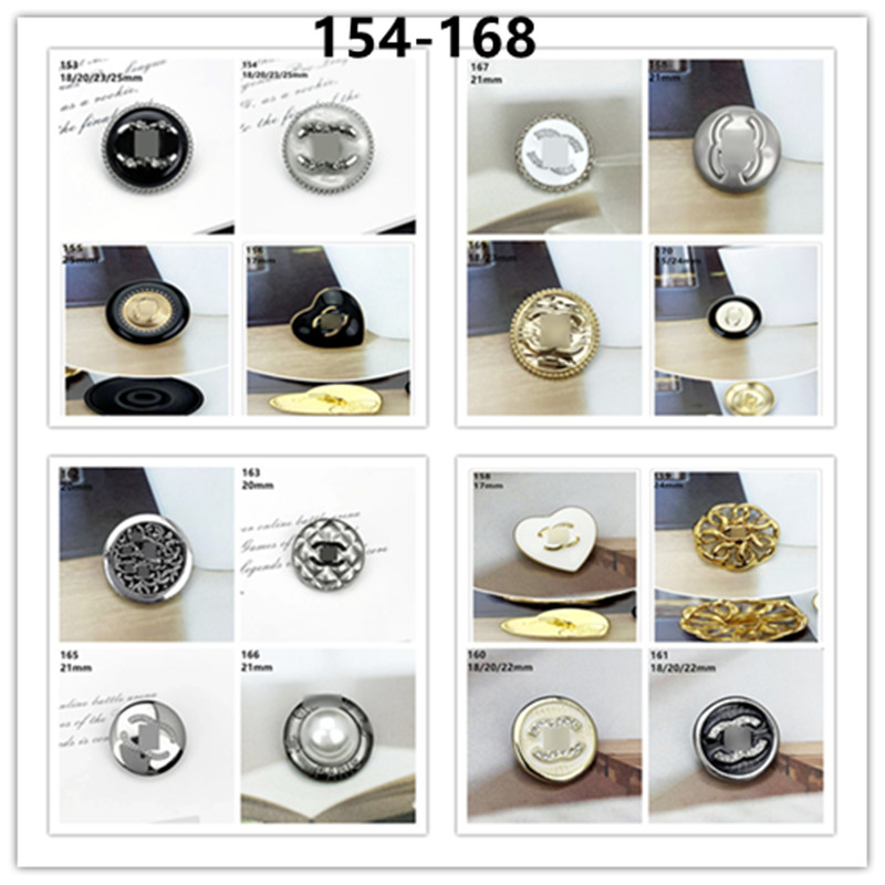 4 pieces/bag 154-168 Premium Quality Jacket Suit Button Pack - Four Pieces per Bag with Elegance, Size Range: 10mm to 25mm