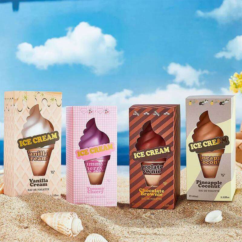 Sweet Ice Cream For Women, Delicious Gourmand Fragrance With Bergamot, Long Lasting Vanilla Perfume Oil Eau De Toilette Z260311