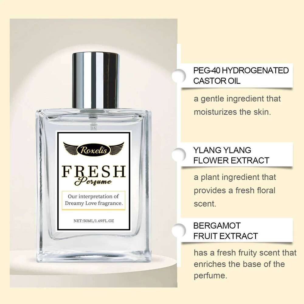 Roxelis Ylang Flower Neutral Perfume for Men Women Long Lasting Light Luxury Fragrance Eau De Parfum Z260311