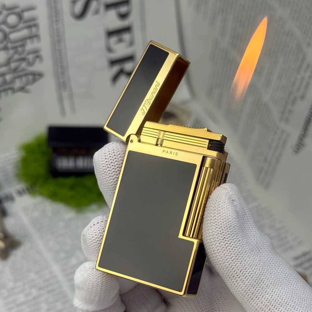Classic Gas Lighters D Brand Paris Lighter For Smoker Soft Flame Cigarette Lighter Smoking Gadgets Limited Edition Mans Gift N260311