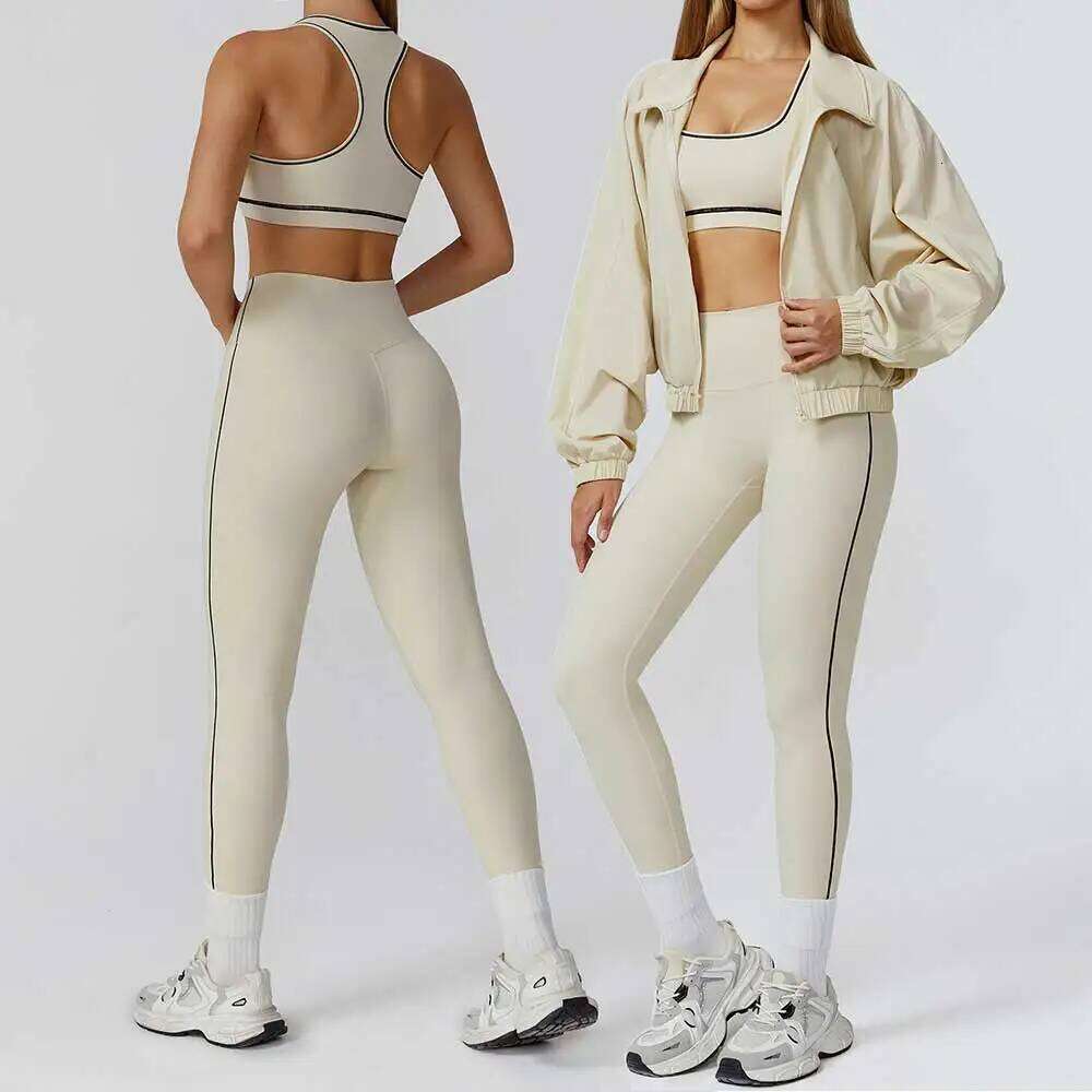 Set 2/3PCS Sports Outfits Women Clothes Fitness Tracksuit Gym Legging Workout Long Sleeved Female Bra Yoga Suit Sportswear 26H0311