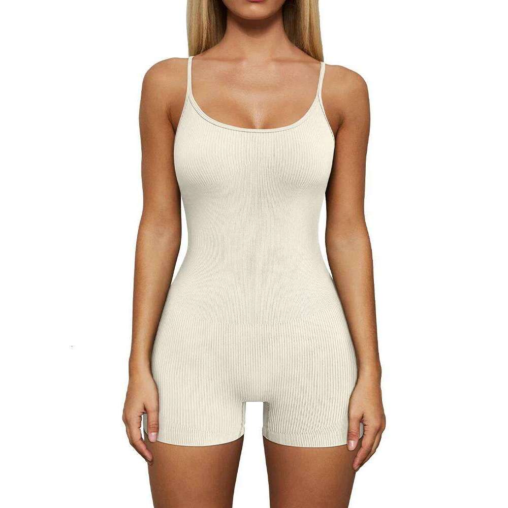 Yoga Jumpsuit Seamless High Waisted Women's Wear Fitness Running Pants Sports Set 26H0311