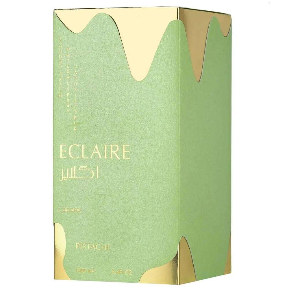 Eclaire Pistache Gourmet, Nuts, Cream, Musk eau de toilette spray, Long lasting fragrance, 3.4 oz/100 ml Z260311