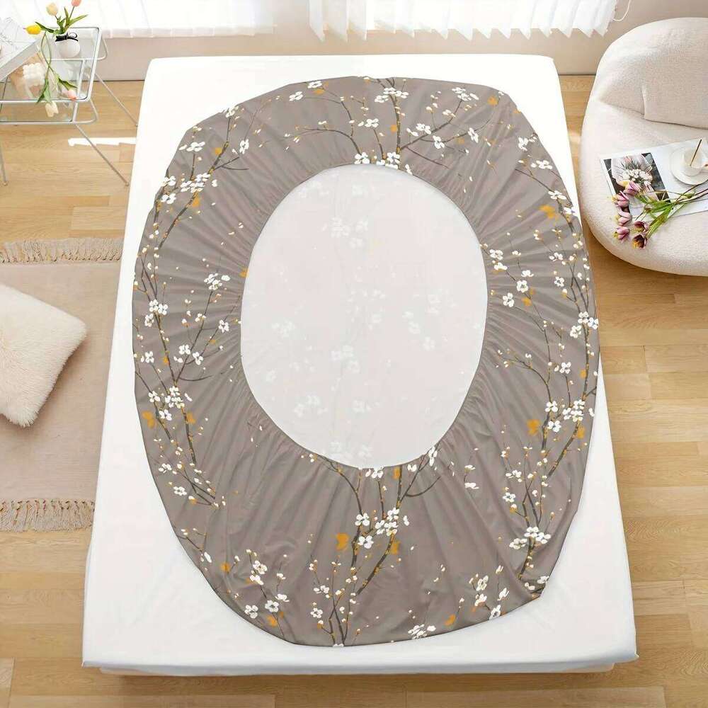 3pcs Printed Pattern Set, 1* Fitted Sheet + 2* Pillowcases, Without Core H260311