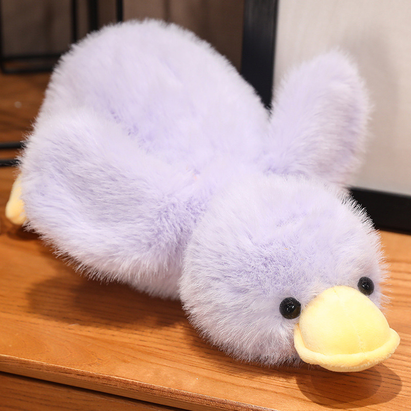 New fried duck big yellow duck doll creative doll lying duck throw pillow cute baby giving men and women birthday gifts