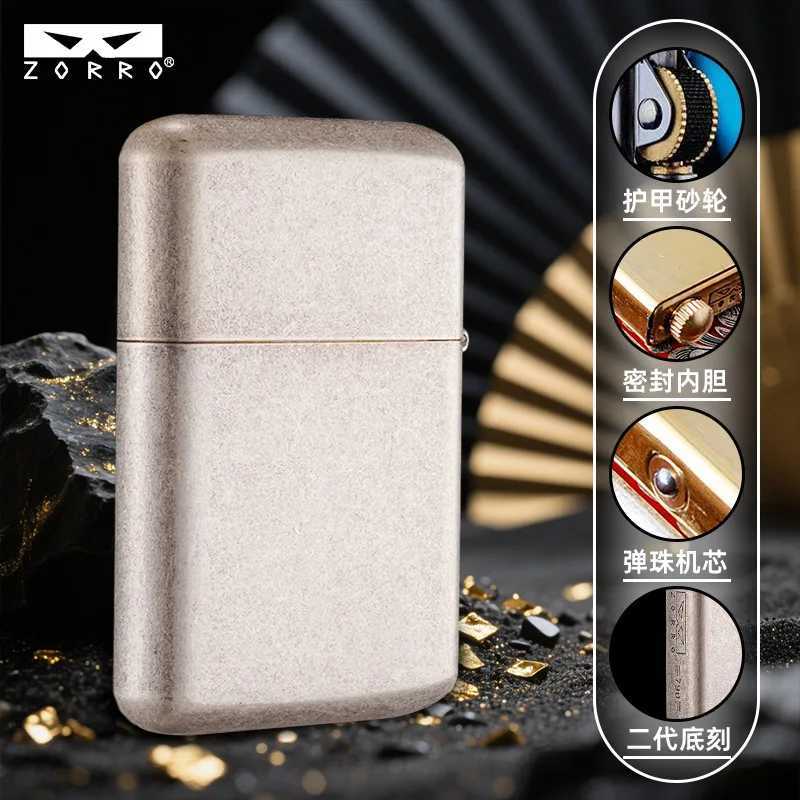 Z790 3rd Generation Brass Carving Phoenix Nirvana Retro Windproof Lighter High-end Classic Retro Oil Machine N260311