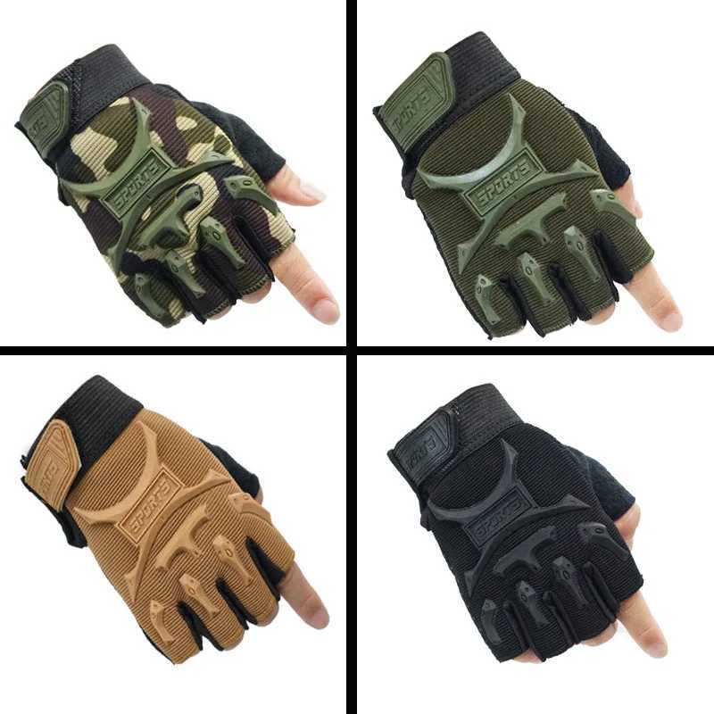 Kids Tactical Sports Gloves Protection AntiSlip Training Cycling Climbing Gloves for Children Outdoor Camping Boy Girl Gloves M260311