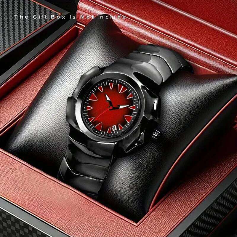 Top Brand Luxury Fashion Quartz For Men Waterproof Creative Design Alien Blade Shell Cool Clock Sport Watch Y2K Wristwatch