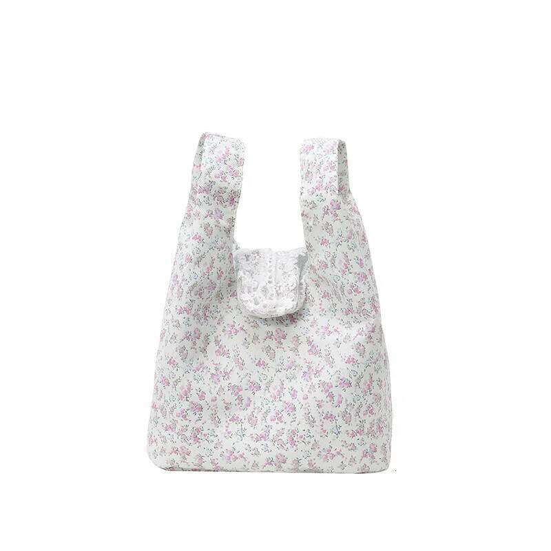 Sweet Bow Floral Women's Shoulder Bags Backpack Large Capacity Ladies Crossbody Bag Casual College Girls Handbags Bucket Tote XJ260311