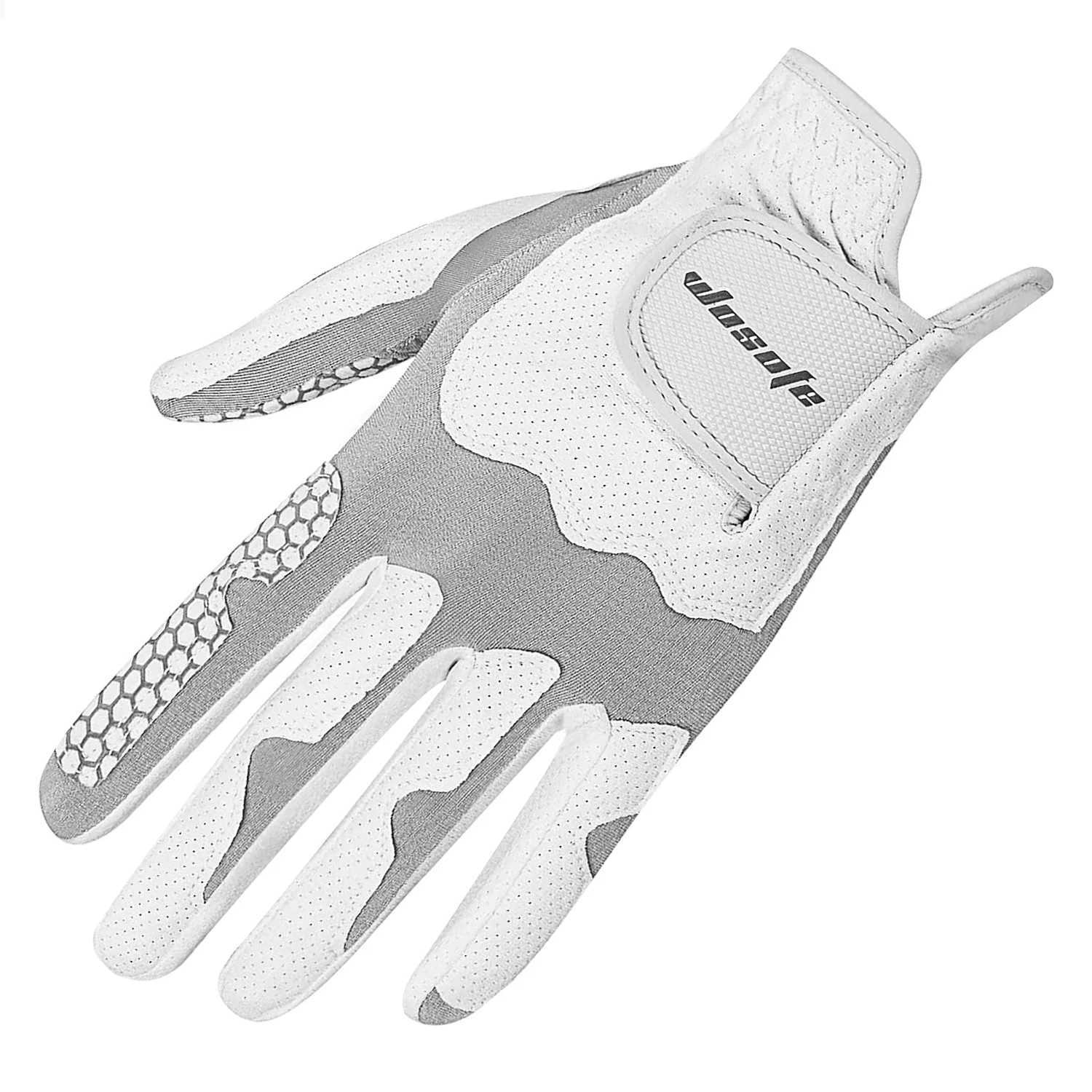 Mens Left Hand Glove Breathable Anti-Slip Nanofiber Lightweight Durable Silicone Grip Stretch Magic Tape Washable Su M260311