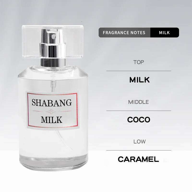 Milk Scent Coconut Caramel Perfume,Gourmand Sweet Warm Milky Women Light Fragrance Mist,Girls Student Clean Fresh Eau De Parfum Z260311