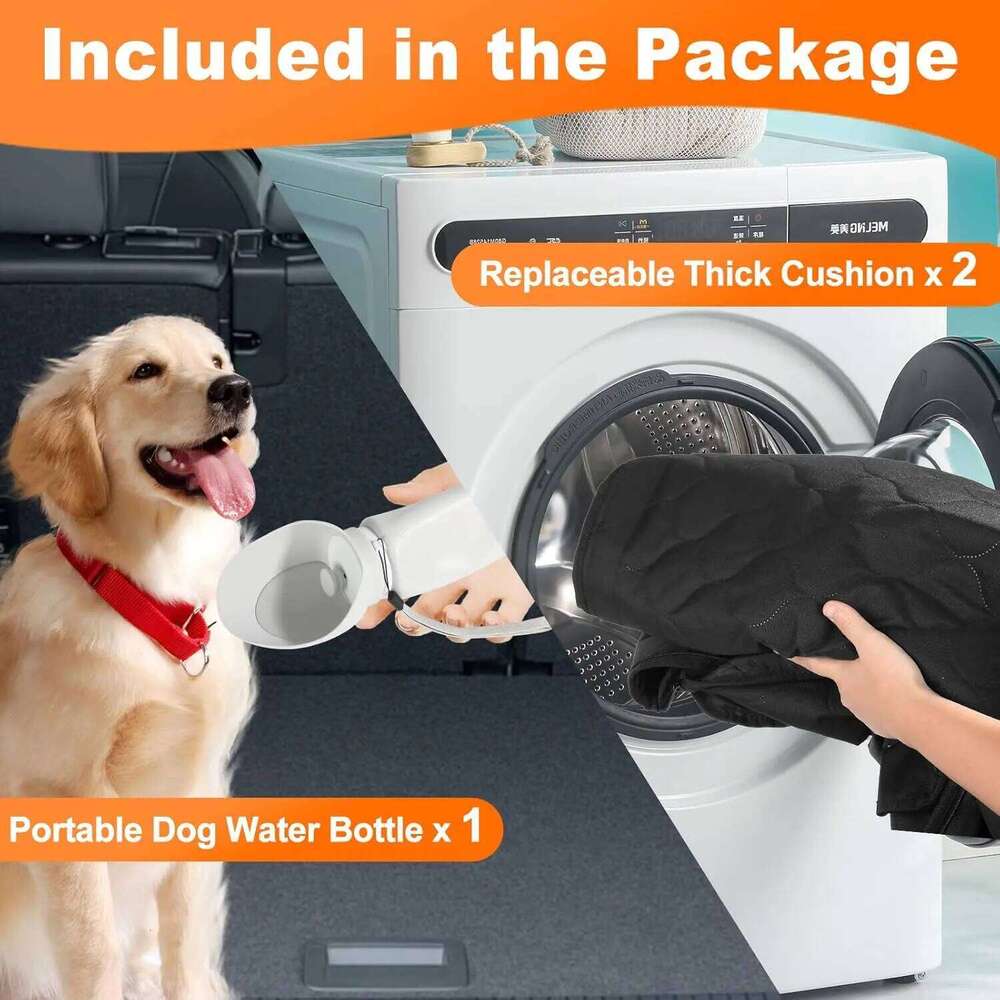 Waterproof Travel Accessories Foldable Dog Pet Safety Hammock Trunk Mat Car Rear Back Seat Protector 26Y0310