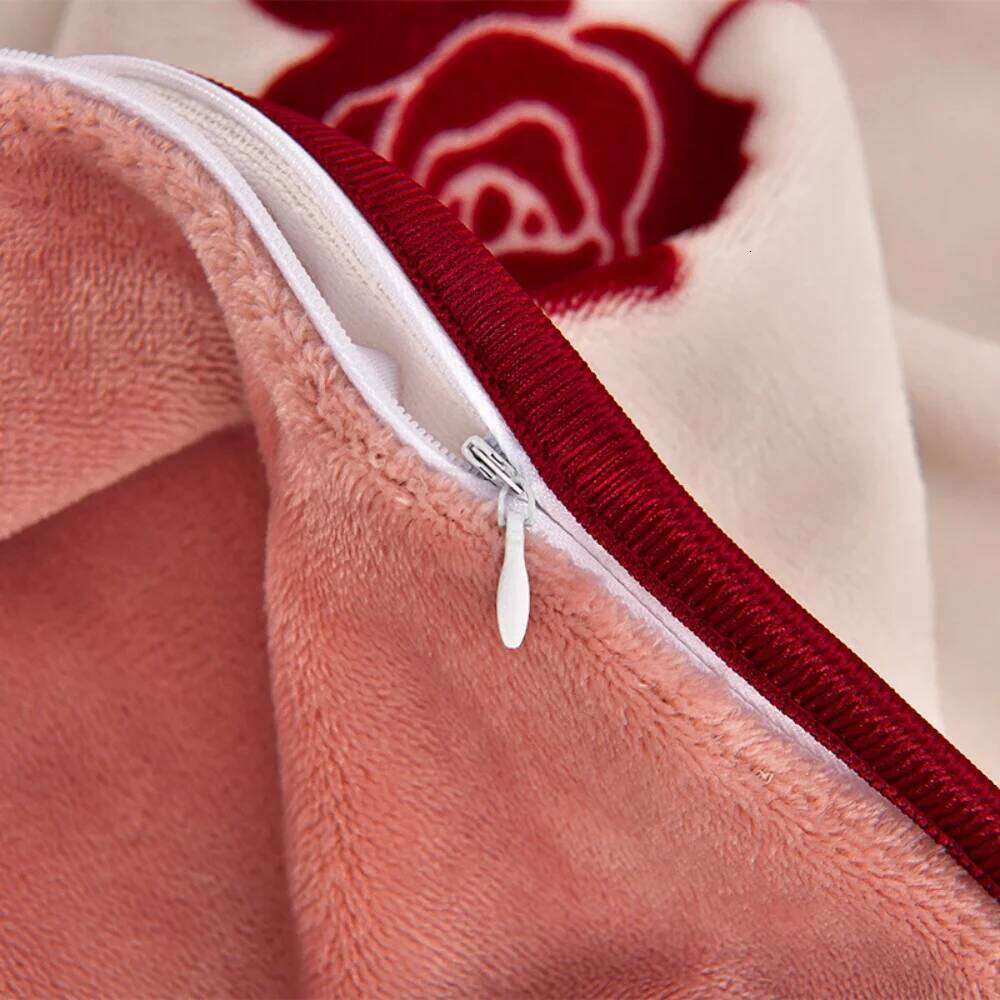 Light Class A Milk Velvet Four-Piece Set Winter Thickened Warm Fleece Home Anti-static Duvet Cover Bed Sheet Bedding Sets H260311