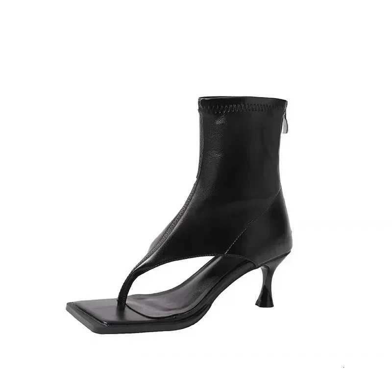 Mid Heels Sexy Womens Sandals Clip Toe Designer Elegant Heels Shoes 2025 Fad Summer Trend Party Shoes Pumps New Mujer Zapatos K260311
