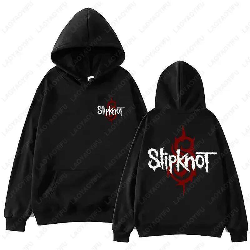 New Retro Style S-Slipknot Rock Band Women Men Hoodie Sweatshirts Casual Clothes Hoody Warmth Streetwear Pullovers Top C260311