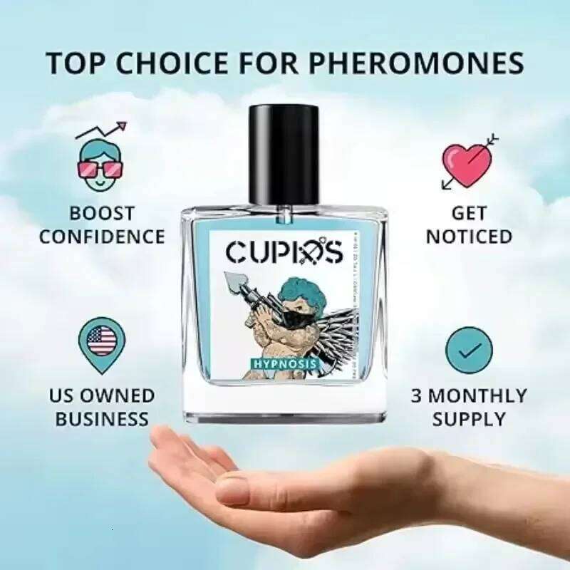 50ML Original Cupid Men's Pheromone Cologne Lasting Mature Hypnotic Rich Fragrance High Quality Hombre Perfume Body Spray Z260311