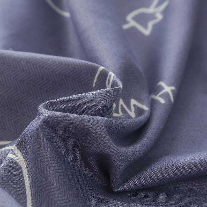 Home textile aloe vera cotton quilt cover, bed sheet, skin friendly and brushed four piece set H260311