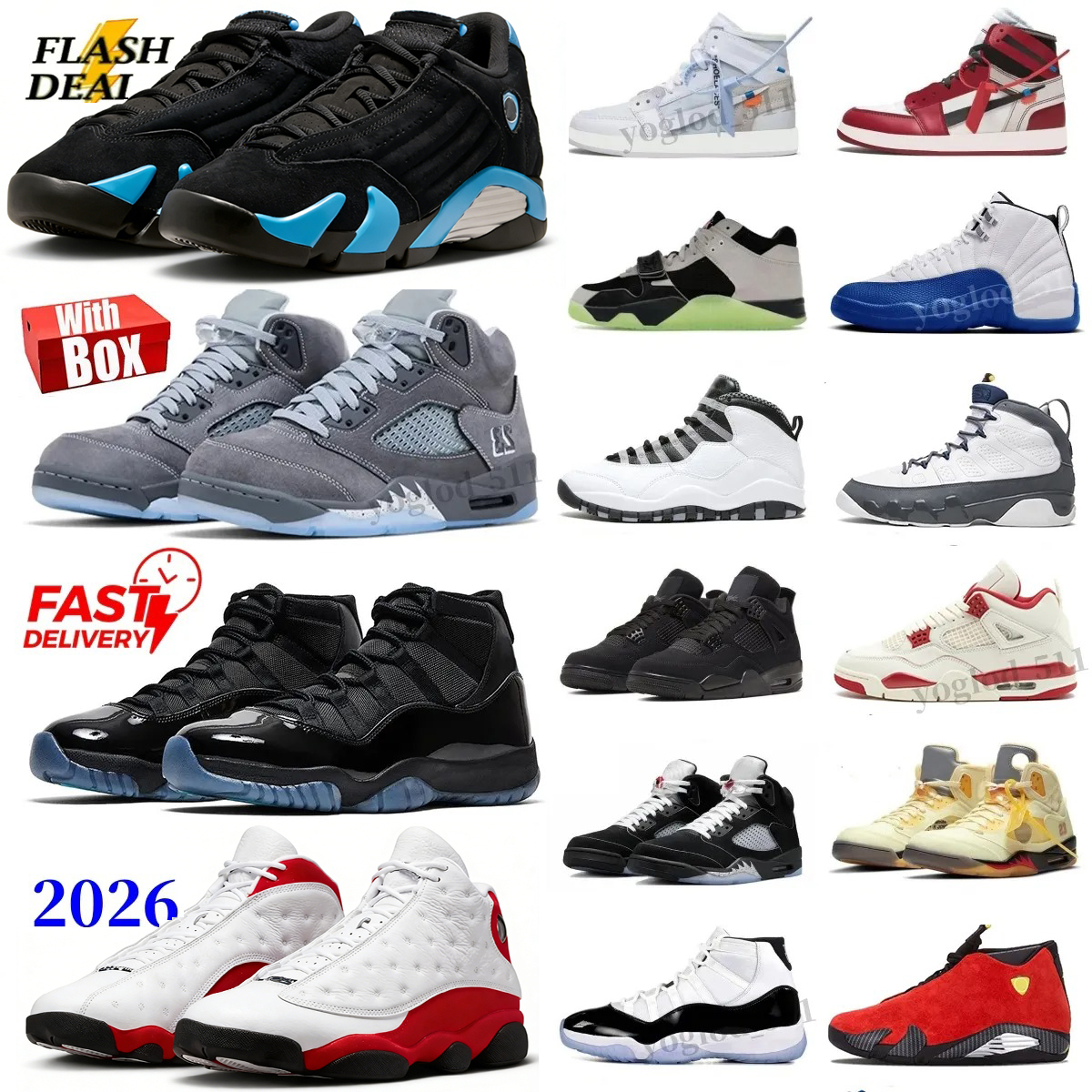 4s 5s 11s Designer shoes Basketball shoes 4 Flight Club Sierra Red 11 gamma Blue 9 Flint Grey 6 Reverse Infrared 5 Wolf Grey 12 Taxi shoes men trainers sneakers with box