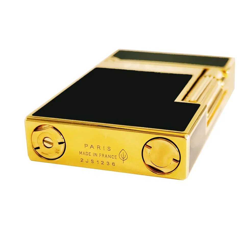 Marvelous Lacquer Lighters Unusual Inflatable Butane Gas Cigarette Accessories Pure Copper Gifts for Father Husband Boyfriend N260311