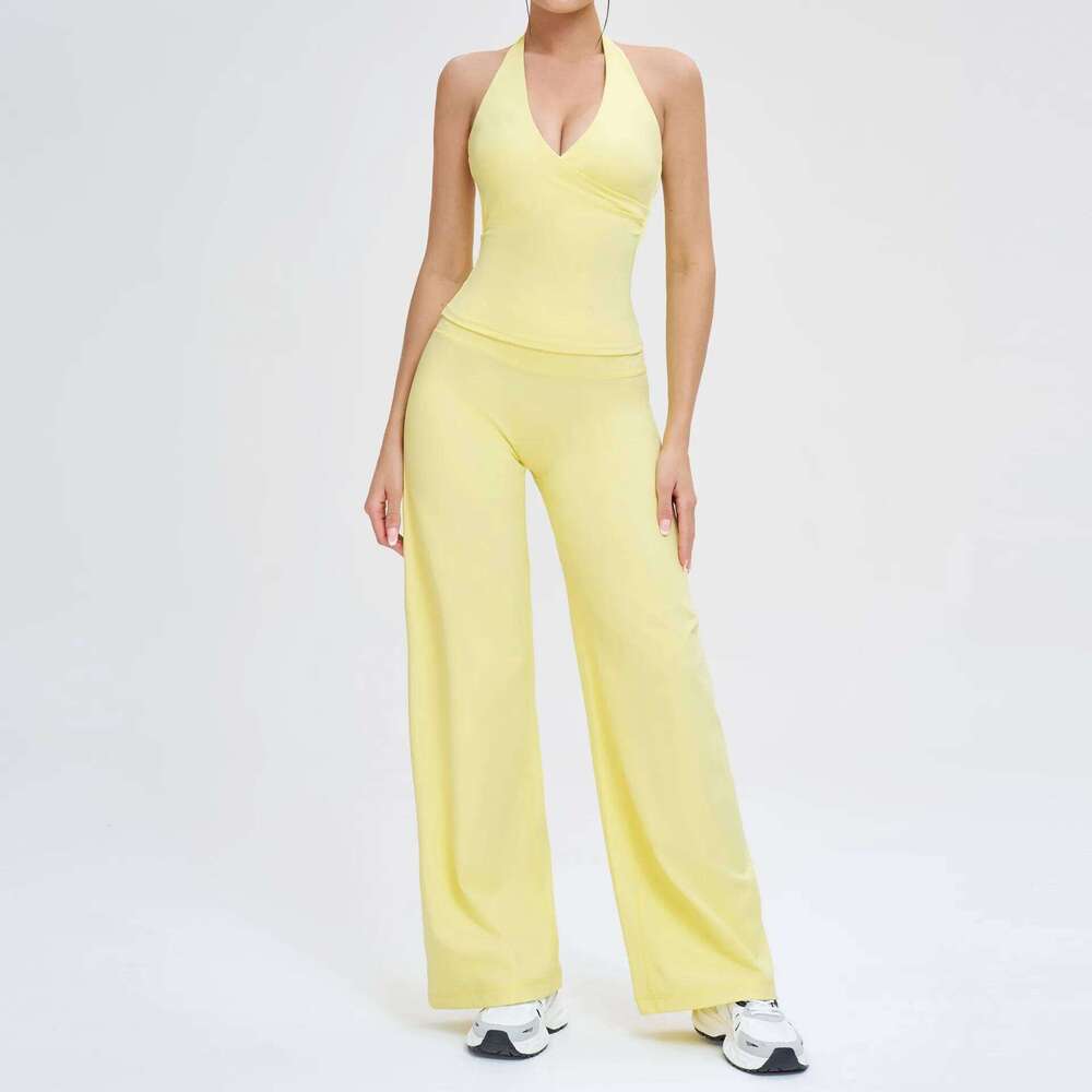 2PCS Yoga Women Tracksuit Athletic Wear Gym Clothing Fitness Outfits Workout Set Sportswear High Waist Leggings Sports Suits 26H0311