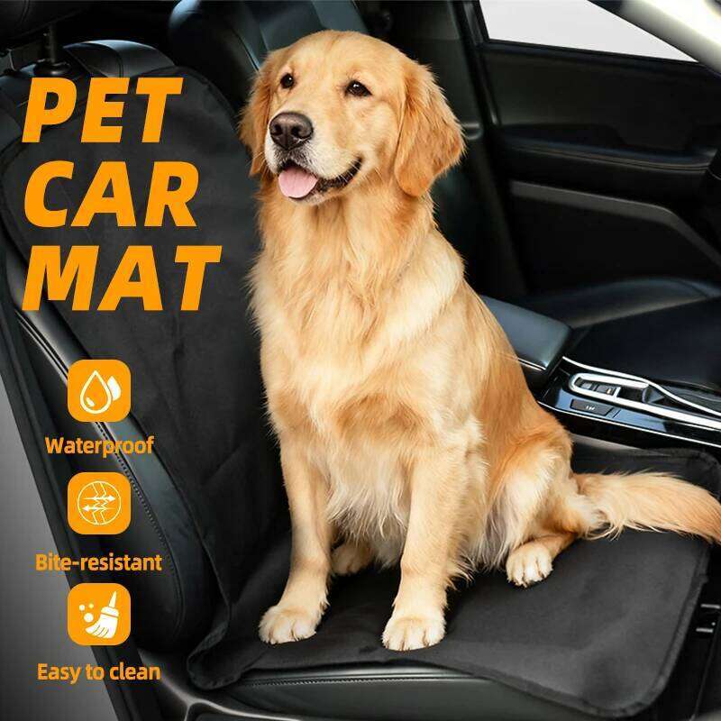 Waterproof Car Pet Seat Cover Protector Mat Durable Rear Backseat Travel Hammock for Dogs Cats Universal Fit 26Y0310