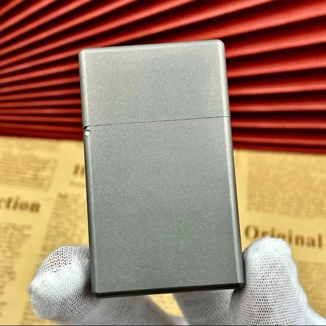 Titanium Alloy 538 912 Narrow Machine Small Square Head Kerosene Lighter Gadget Smoking Accessories N260311