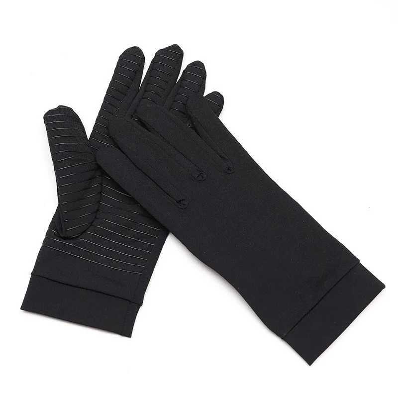 Men Sports Running Driving Copper Fiber Spandex Touch Screen Full Finger Gloves Running Sports Winter Warm Cycling Gloves a02 M260311
