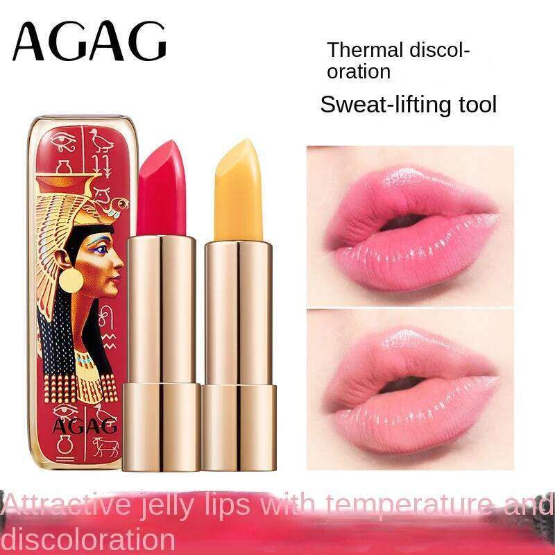 AGAG Warm Change Lipstick Balm Female Moisturising And Nourishing Make Up Korean Lip Stick W260311