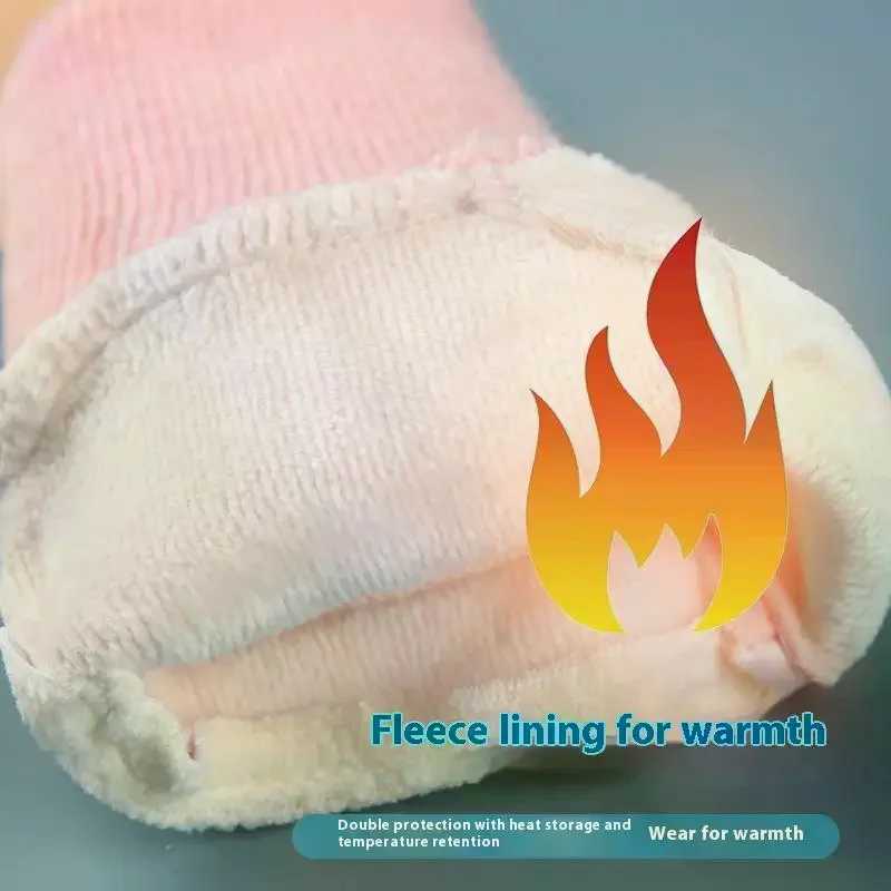 Women Outdoor Cycling Gloves Autumn Winter Gym Fitness Sports Running Warm Touch Screen Nonslip Gloves Motorcycle Gloves M260311