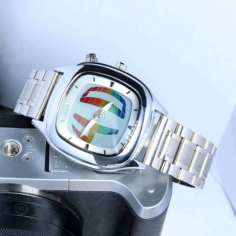 Luxury Quartz Watch Man Casual Fashion Digital Dial Design Square Wristwatch Waterproof Sports Men's Watches Gift y2k Reloj+box