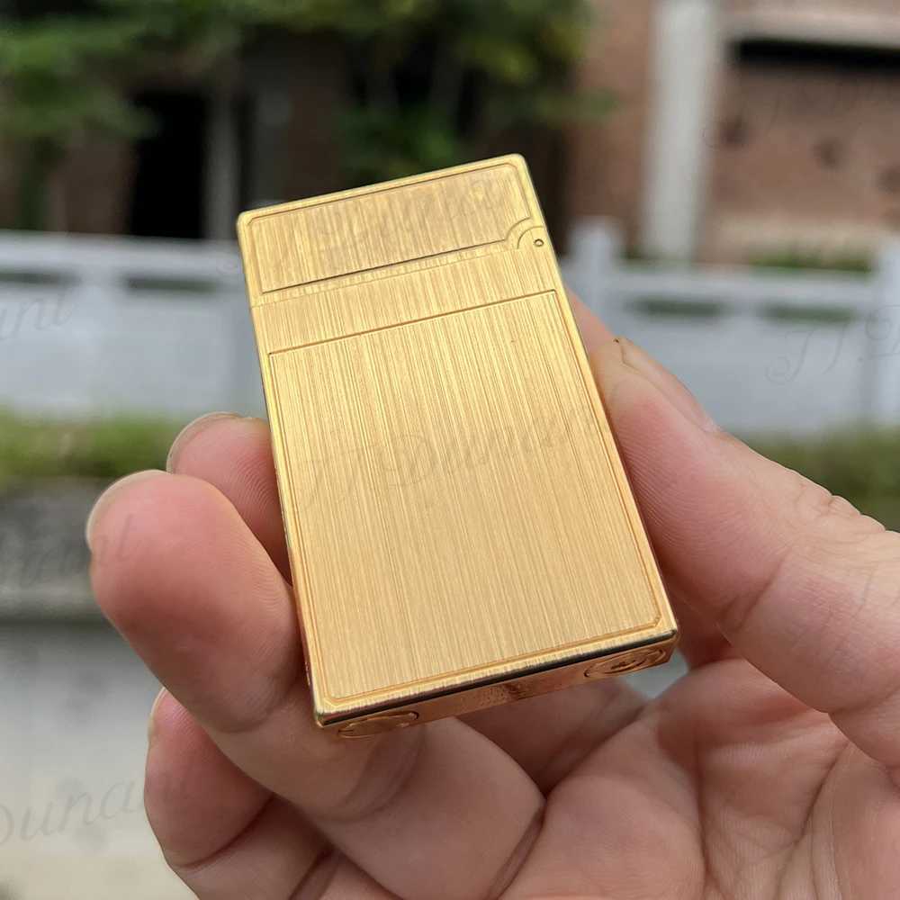 New Arrive JT Dunant Lighter Ping Sound Smoke Gadgets Metal Drawing Design Cigar Accessories Best Birthday Gift to Someone N260311