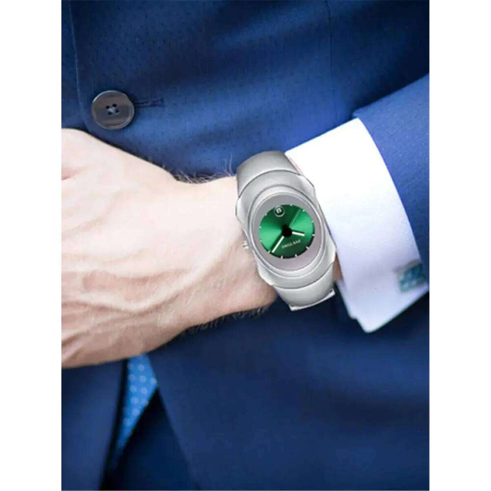 Men Fashion Watch Unique Time Bomb Dress Vintage Analog Quartz Wristwatch Luminous Hand Waterproof Auto Date Clock Relogio Gifts