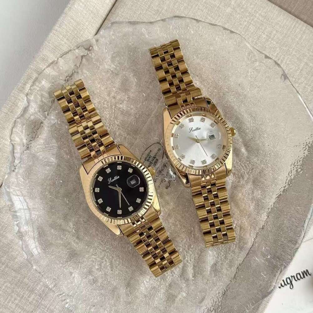 With Box Dainty Supply Women's Watch Poem Classic Waterproof Calendar Retro Steel Band Design Free gift