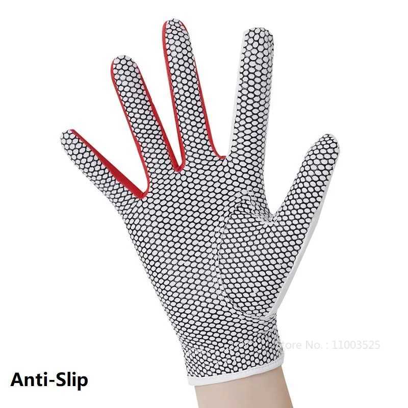 ist Women Gloves Left Hand Right Hand Sport Mitten Quality PU Non-Slip Gloves Breathable Palm Protection Handcover M260311