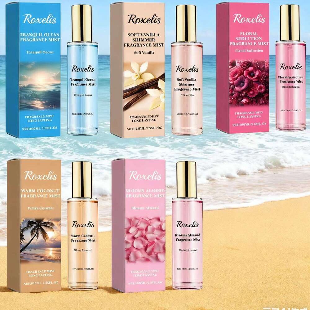 Roxelis Couple Perfume Set - Long Lasting Fresh Natural Scent, Portable Dating Fragrance, Multiple Scents for Romantic Encounter Z260311